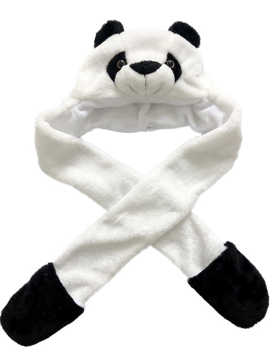 Other - Plush PANDA Hood Hat and Mittens - Winter Accessory